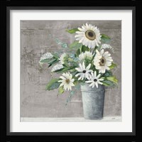 Late Summer Bouquet II Rustic Framed Print