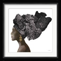 Pure Style Black Framed Print