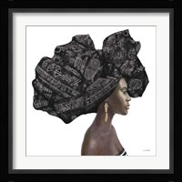 Pure Style II Black Framed Print
