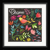 Budding Beauty V Dark Framed Print