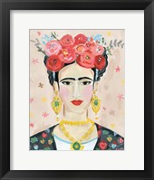 Homage to Frida Neutral Fine Art Print