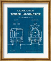 Locomotive Blueprint III Fine Art Print
