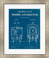 Locomotive Blueprint III Fine Art Print