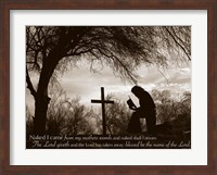 Cowboy at the Cross (Naked I came from my mother's womb...) Fine Art Print