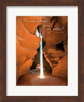 Divine Light (The only journey is the one within) Fine Art Print