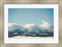 Bridger Mountain Cloud Cover Fine Art Print