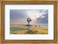 Windmill Sunset Fine Art Print