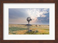Windmill Sunset Fine Art Print