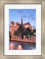 Notre Dame at Dusk Fine Art Print