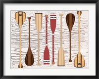 Canoe, Paddles & Oar Fine Art Print