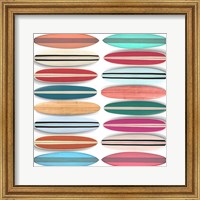 Surfboard Pattern Fine Art Print