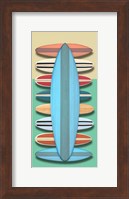 Surfboards - Red Fine Art Print