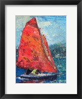 Red Sail Fine Art Print