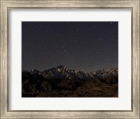 Mount Whitney Moon & Stars Fine Art Print