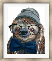 Hipster Sloth Fine Art Print