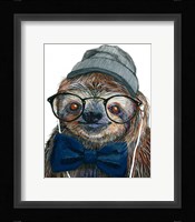 Hipster Sloth Fine Art Print