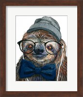 Hipster Sloth Fine Art Print