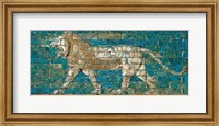Panel with Striding Lion, ca. 604-562 B.C.E. Fine Art Print