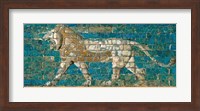 Panel with Striding Lion, ca. 604-562 B.C.E. Fine Art Print