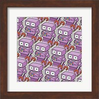 Purple Robo Army Fine Art Print