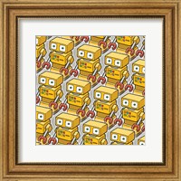 Yellow Robo Army Fine Art Print