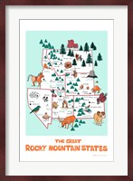 The Great Rocky Mountain States Fine Art Print