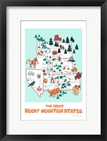 The Great Rocky Mountain States Fine Art Print