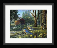 Sleepy Hollow Bluebirds Fine Art Print