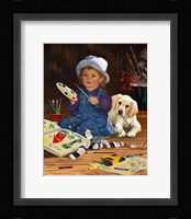 Little Artist Fine Art Print