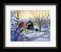 Snowy Haven Fine Art Print