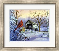 Snowy Haven Fine Art Print