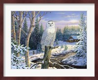 Whispering Ridge Snowy Owl Fine Art Print