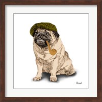 Pugs in Hats II Fine Art Print