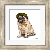 Pugs in Hats II Fine Art Print