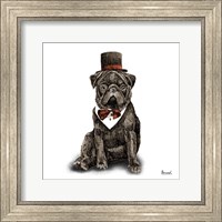 Pugs in Hats III Fine Art Print