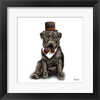 Pugs in Hats III Fine Art Print