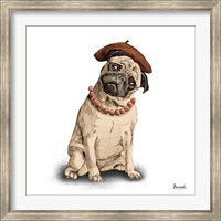 Pugs in Hats IV Fine Art Print