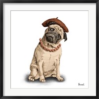 Pugs in Hats IV Fine Art Print