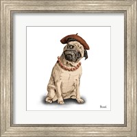 Pugs in Hats IV Fine Art Print