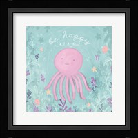 Mermaid and Octopus II Framed Print