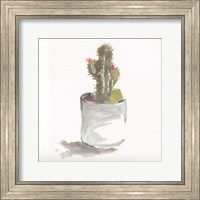 Watercolor Cactus Still Life II Fine Art Print
