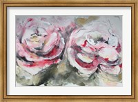 Pair of Pink Roses Landscape Fine Art Print