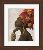 Portrait of a Woman II (gold bracelets) Fine Art Print
