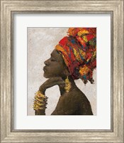 Portrait of a Woman II (gold bracelets) Fine Art Print