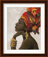 Portrait of a Woman II (gold bracelets) Fine Art Print