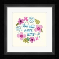 Fierce Girl Pink II Fine Art Print