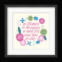 Fierce Girl Pink IV Fine Art Print