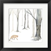Winter Forest Fox Framed Print