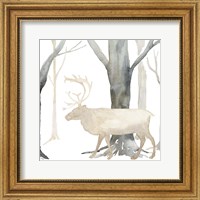 Winter Forest Elk Fine Art Print