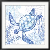 Coastal Sketchbook Turtle Fine Art Print